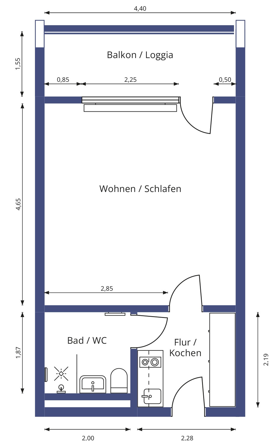 Wohnstift - 3D - Typ AC - INTERNET_Grundriss