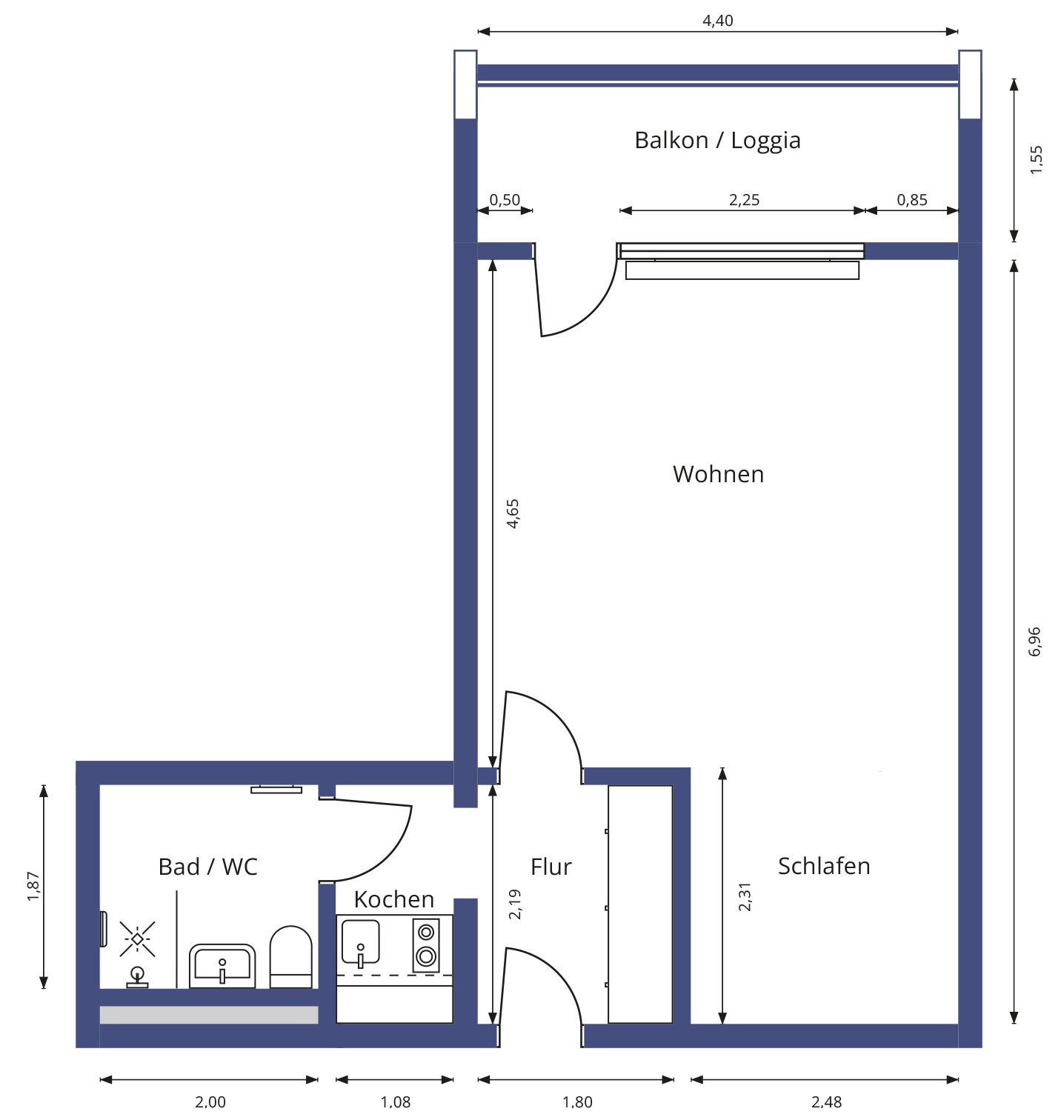 Wohnstift - 3D - Typ B - INTERNET_Grundriss
