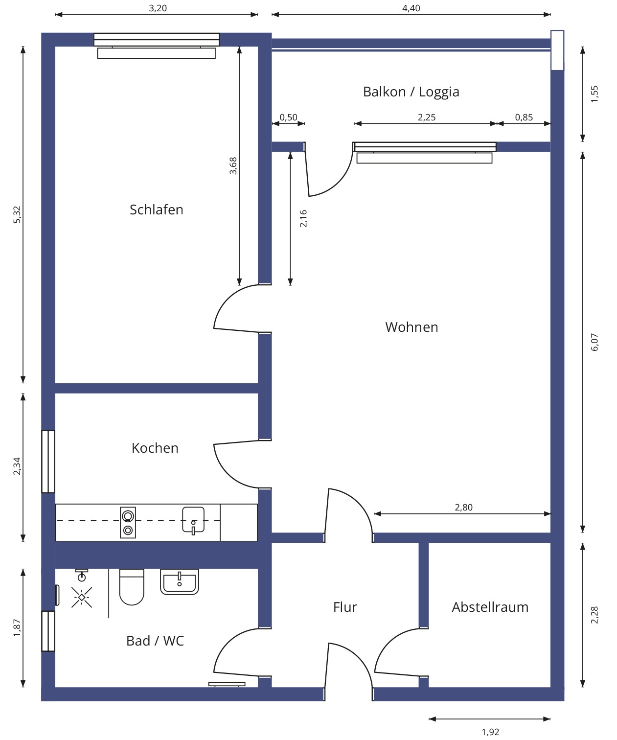 Wohnstift - 3D - Typ G - INTERNET_Grundriss